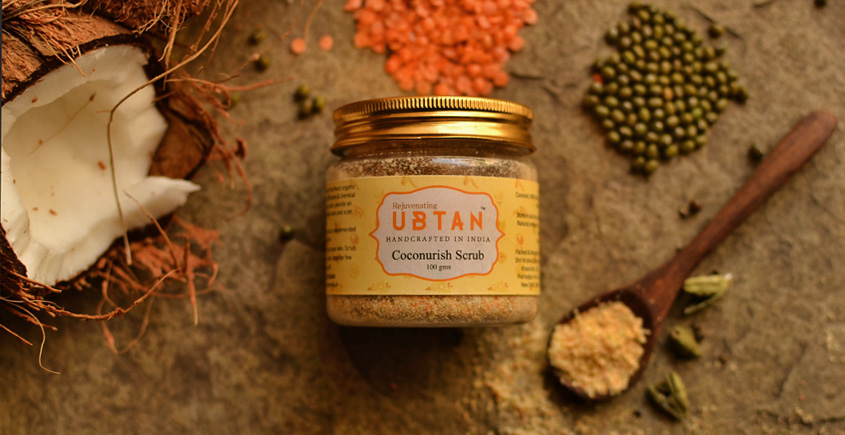 Ubtan ☘ Face Scrub - Coconurish Scrub ☘ 1 { 100gm }